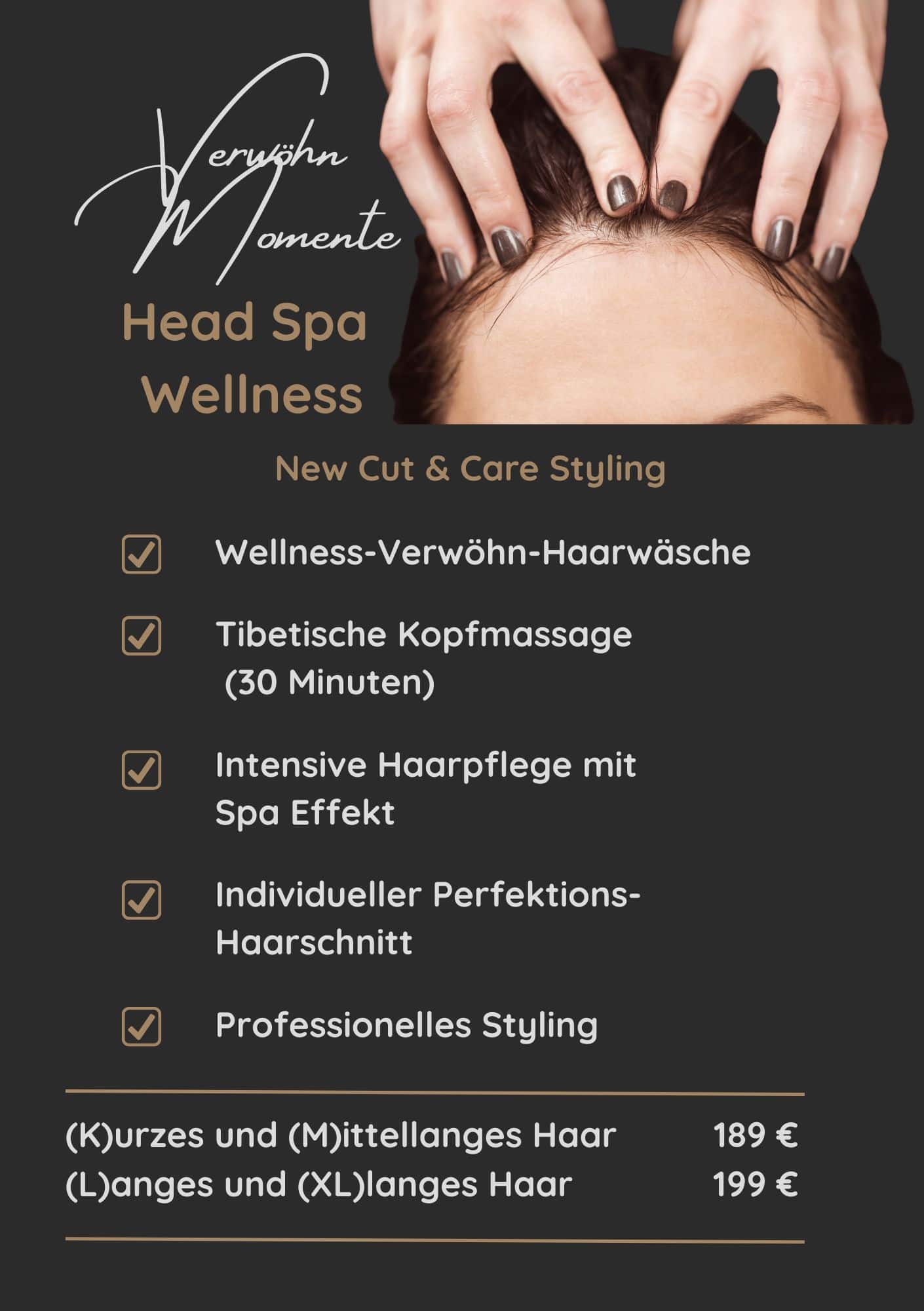 Flyer Head Spa Wellness