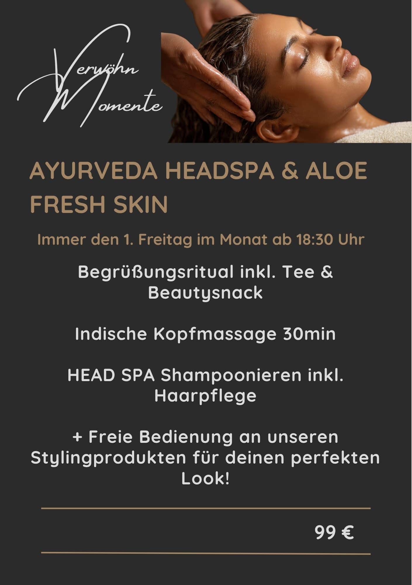Flyer Ayurveda Head Spa