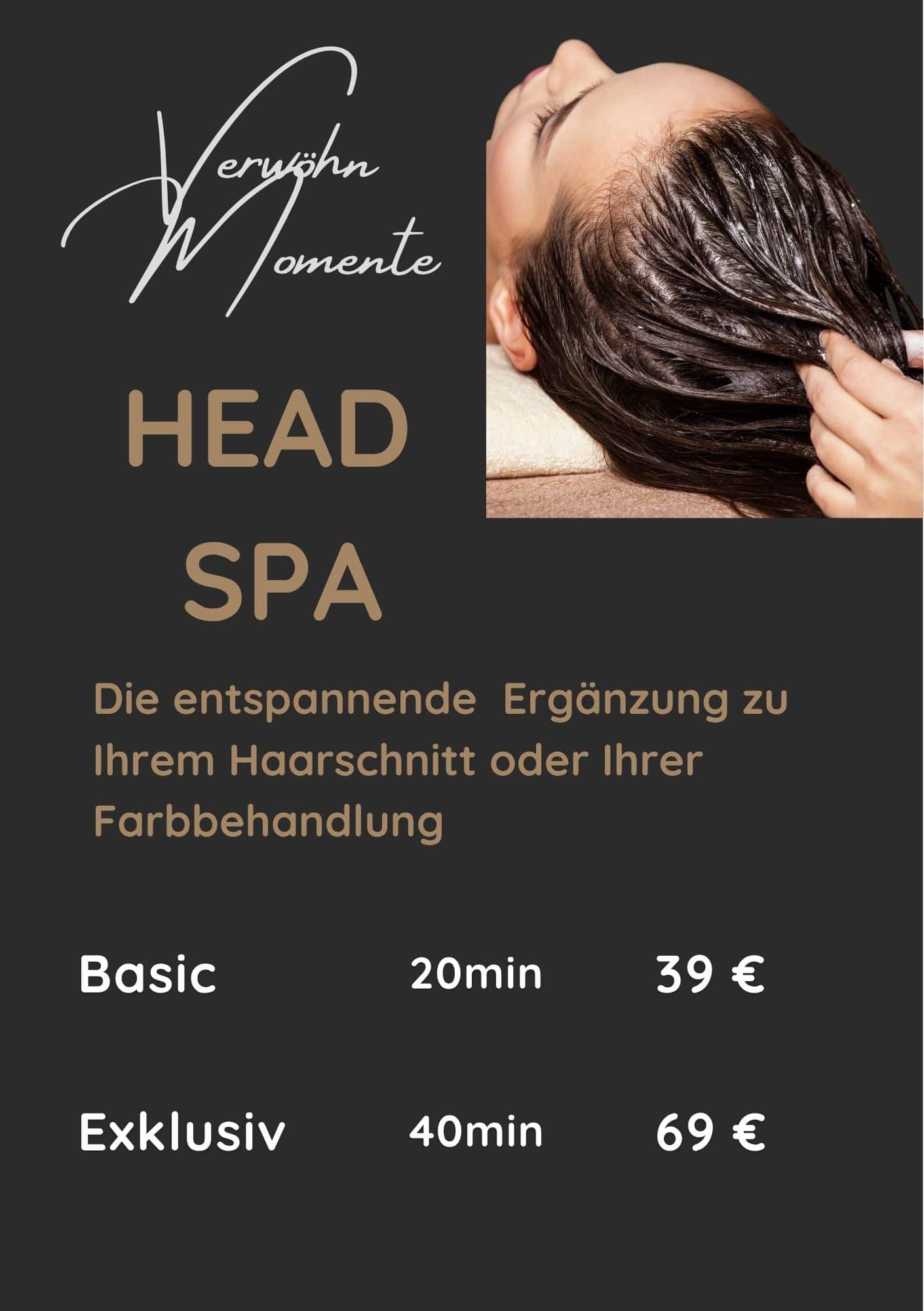 Flyer Head Spa Ergänzung